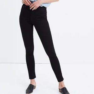Madewell 10 inch High-Rise Skinny Jeans Black 27